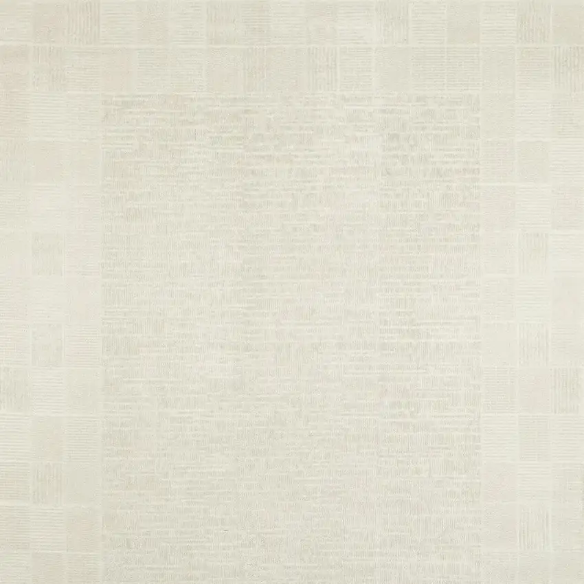 Ivory Geometric Area Rug Photo 4
