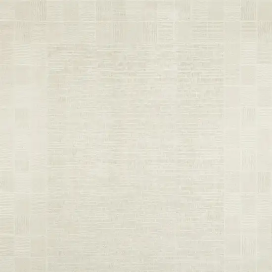 Ivory Geometric Area Rug Photo 4