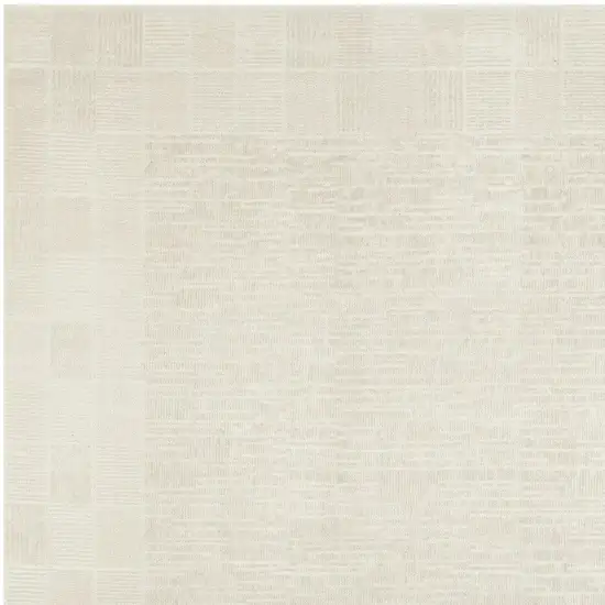 Ivory Geometric Area Rug Photo 8