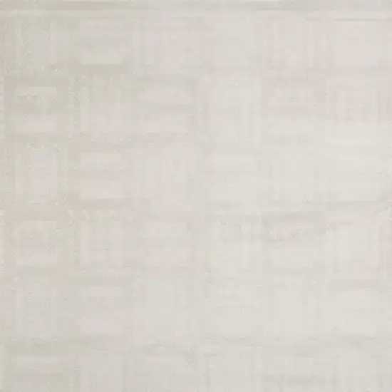 Ivory Geometric Area Rug Photo 3
