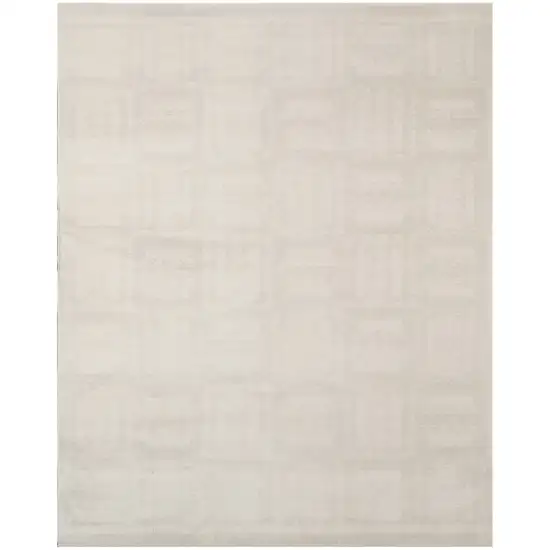 Ivory Geometric Area Rug Photo 8