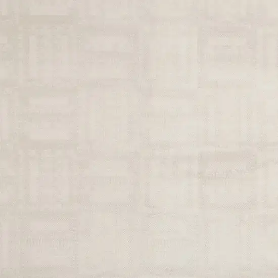Ivory Geometric Area Rug Photo 9