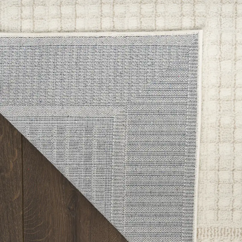 Ivory Geometric Area Rug Photo 6
