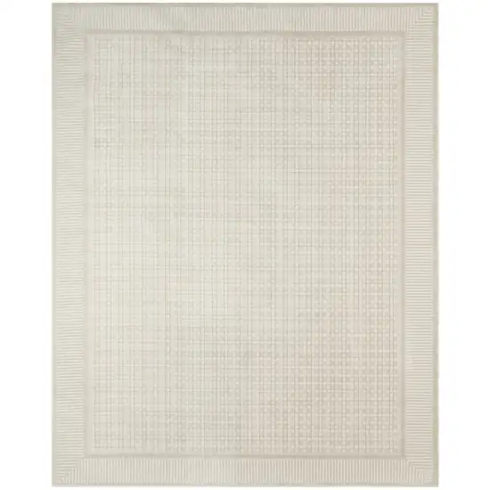 Ivory Geometric Area Rug Photo 7