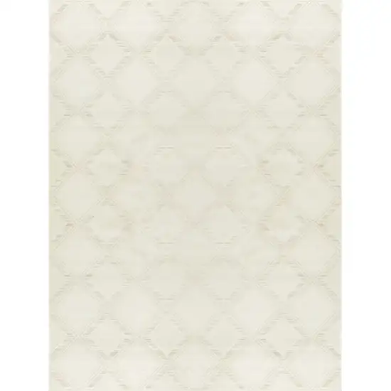 Ivory Geometric Area Rug Photo 2