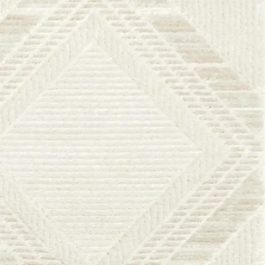 Ivory Geometric Area Rug Photo 4