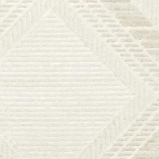 Ivory Geometric Area Rug Photo 3