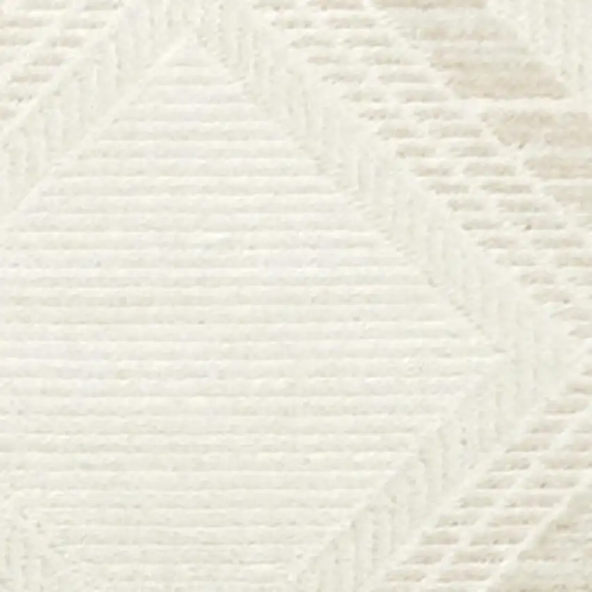 Ivory Geometric Area Rug Photo 3