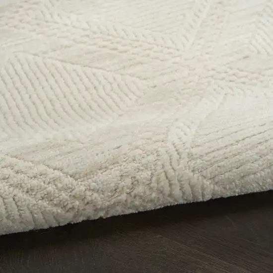 Ivory Geometric Area Rug Photo 9