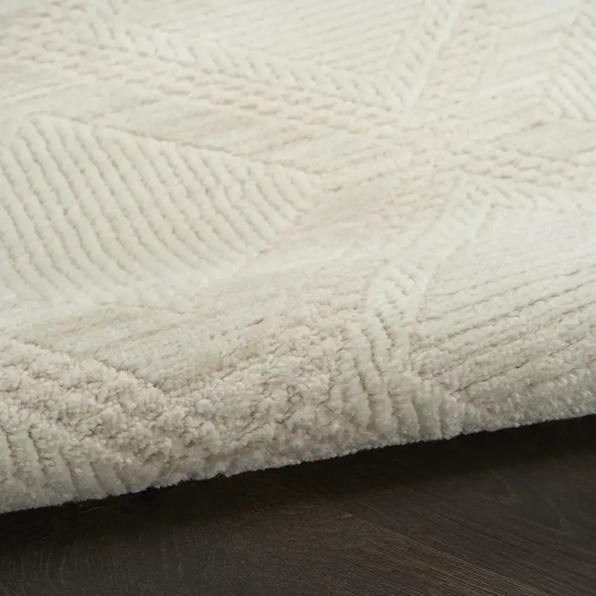 Ivory Geometric Area Rug Photo 9