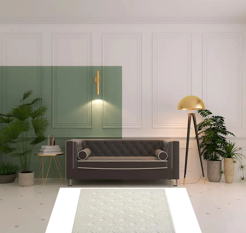 Ivory Geometric Area Rug Photo 2