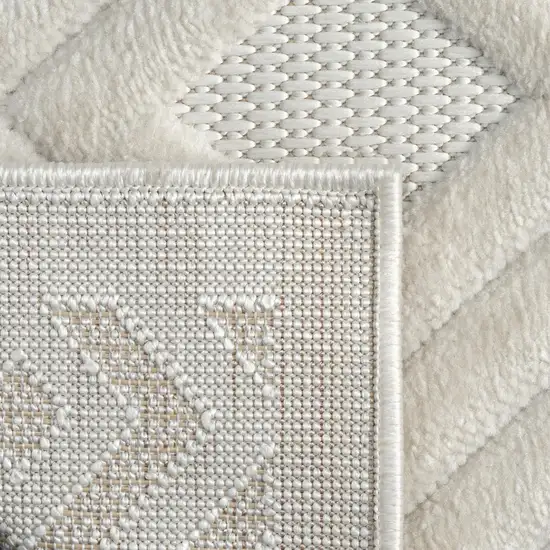 Ivory Geometric Area Rug Photo 4
