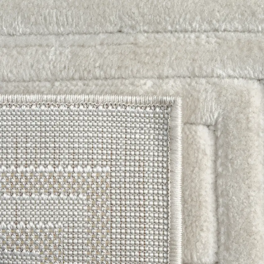 Ivory Geometric Area Rug Photo 3