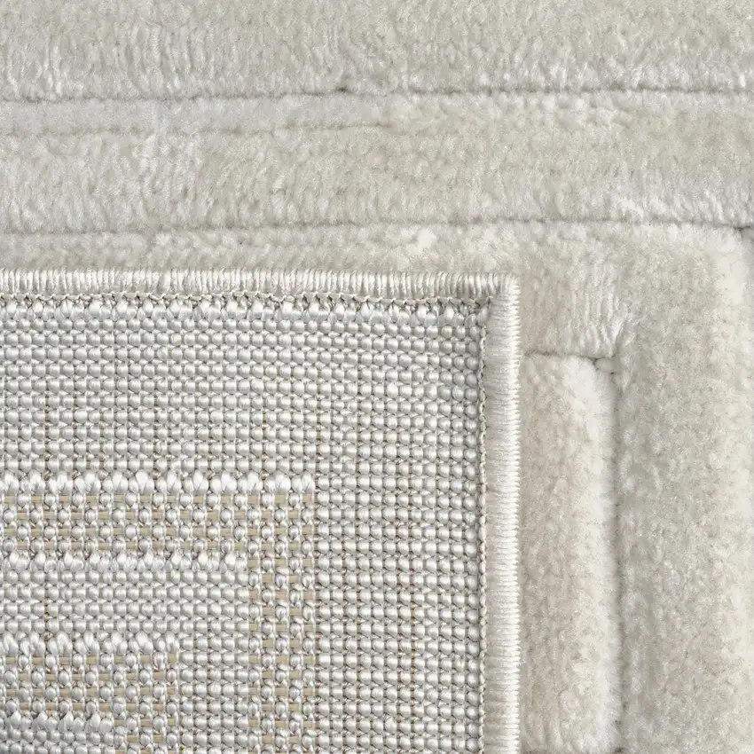 Ivory Geometric Area Rug Photo 4