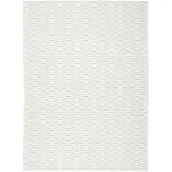 Ivory Geometric Area Rug Photo 1