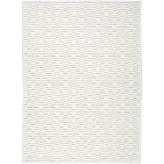 Ivory Geometric Area Rug Photo 1