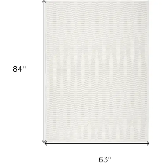 Ivory Geometric Area Rug Photo 8