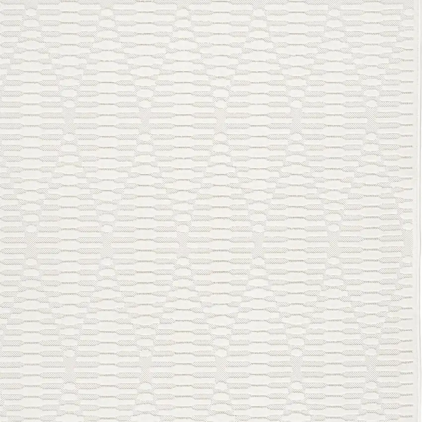 Ivory Geometric Area Rug Photo 8