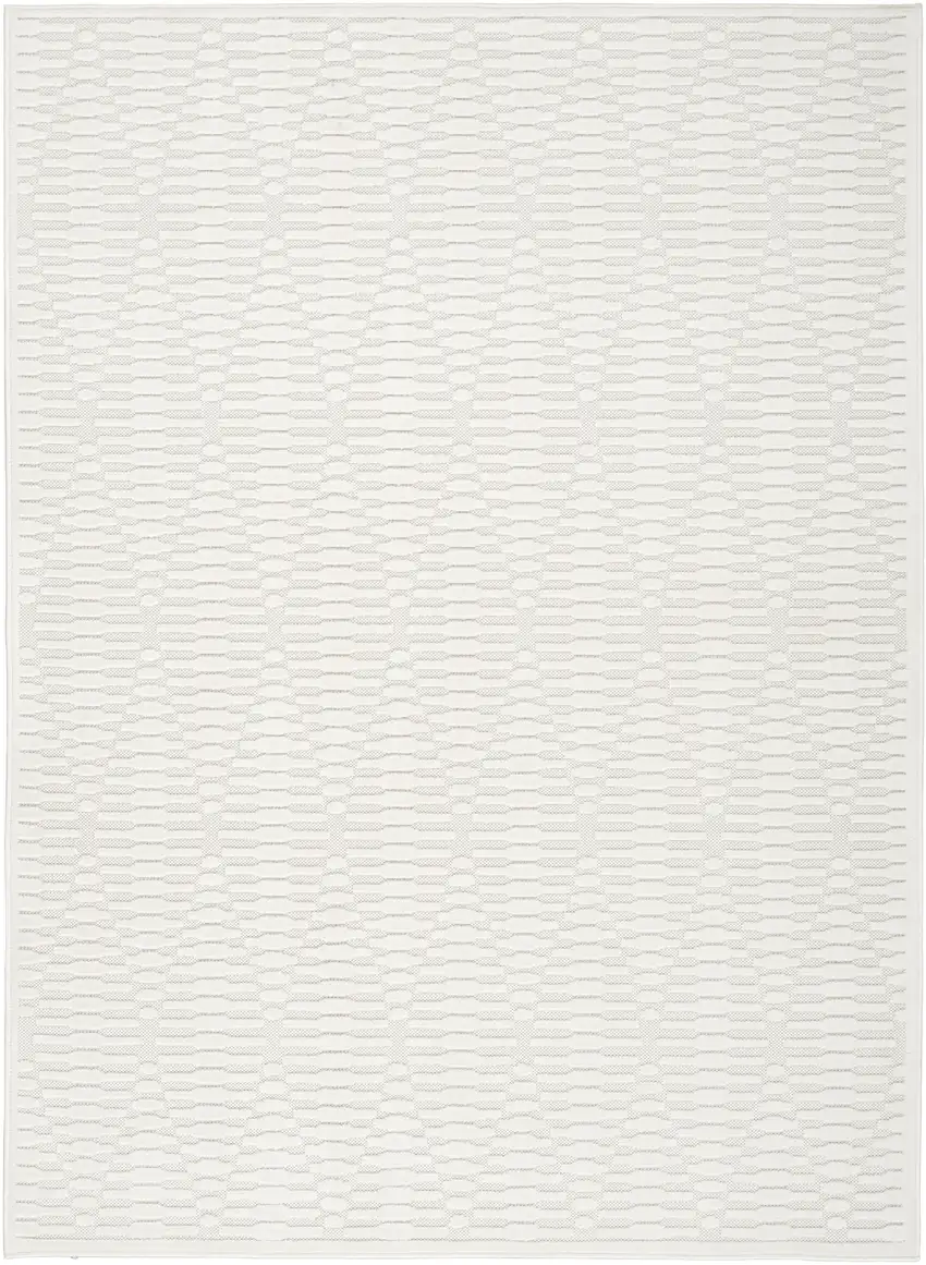 Ivory Geometric Area Rug Photo 2