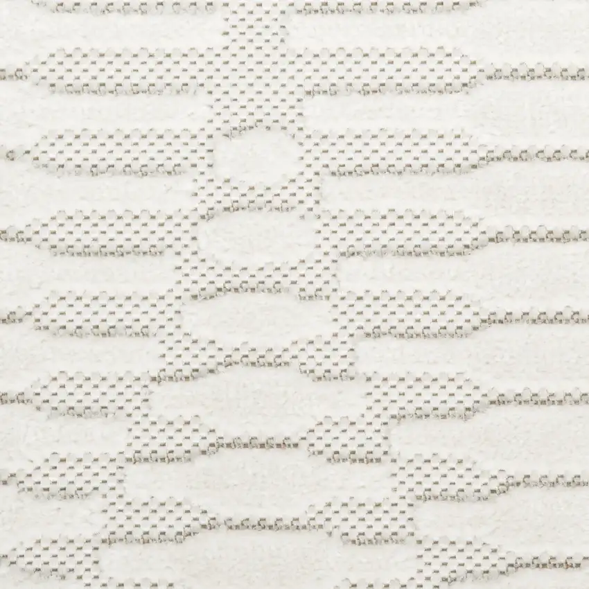 Ivory Geometric Area Rug Photo 9