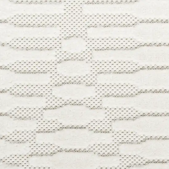 Ivory Geometric Area Rug Photo 7
