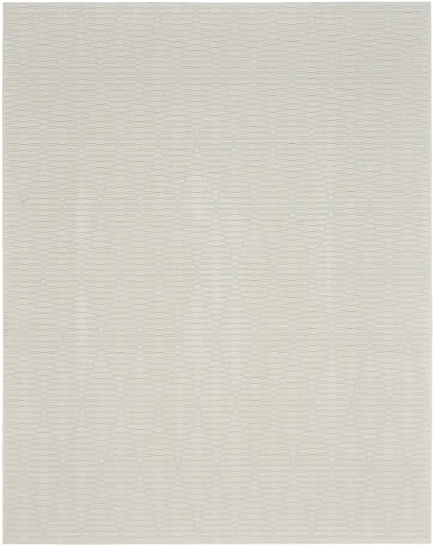 Ivory Geometric Area Rug Photo 2