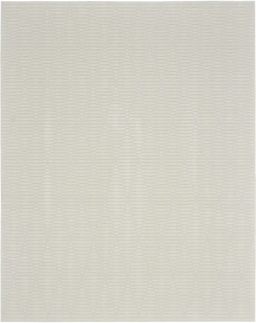 Ivory Geometric Area Rug Photo 2
