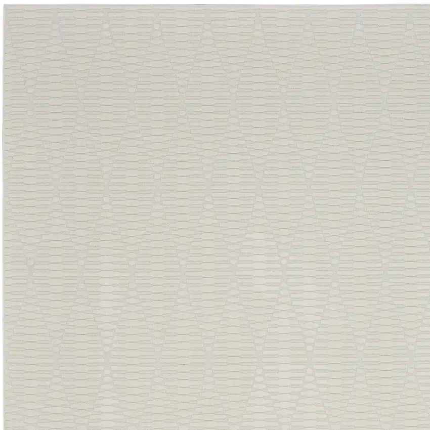 Ivory Geometric Area Rug Photo 7