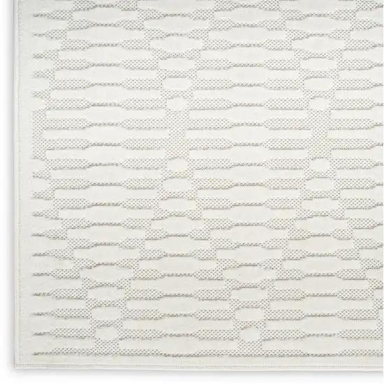 Ivory Geometric Area Rug Photo 4