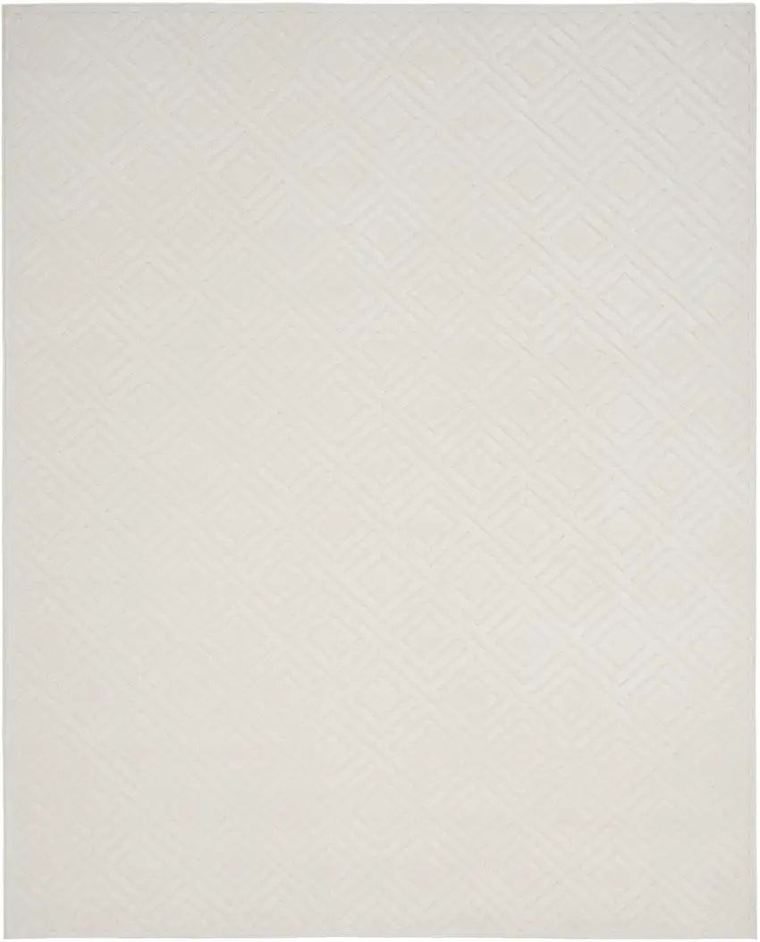 Ivory Geometric Area Rug Photo 2