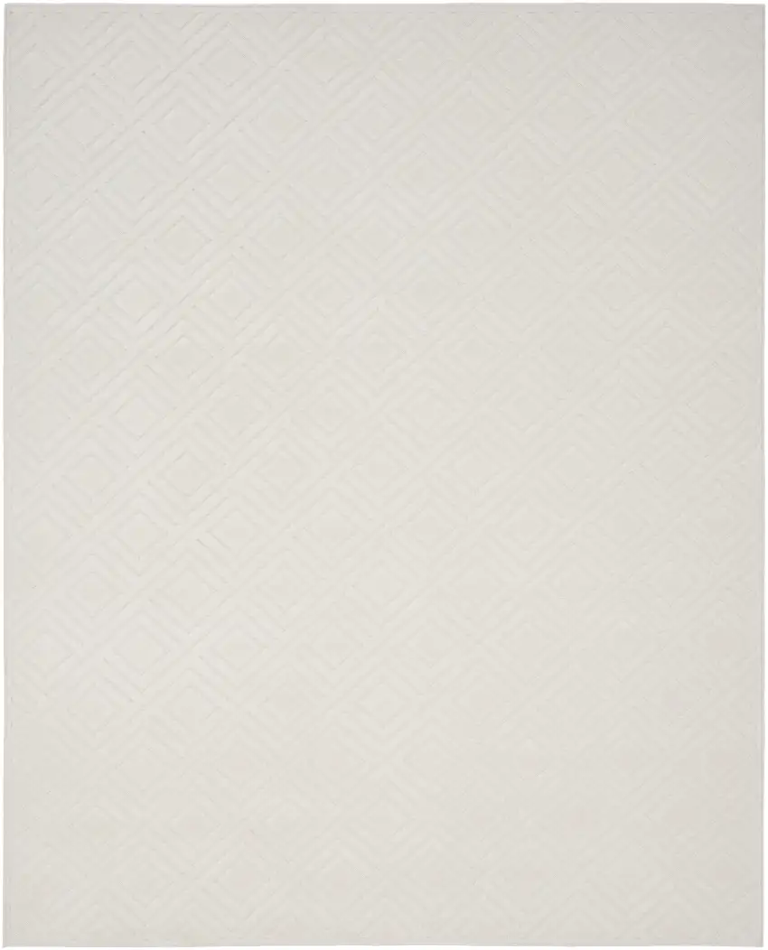 Ivory Geometric Area Rug Photo 5
