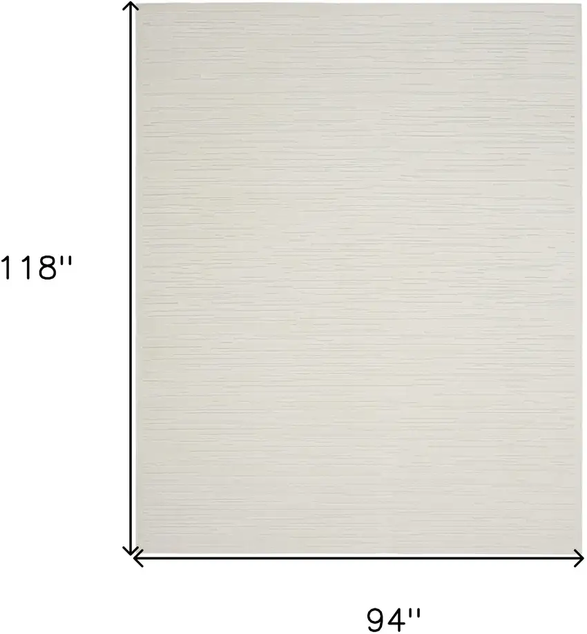 Ivory Geometric Area Rug Photo 3