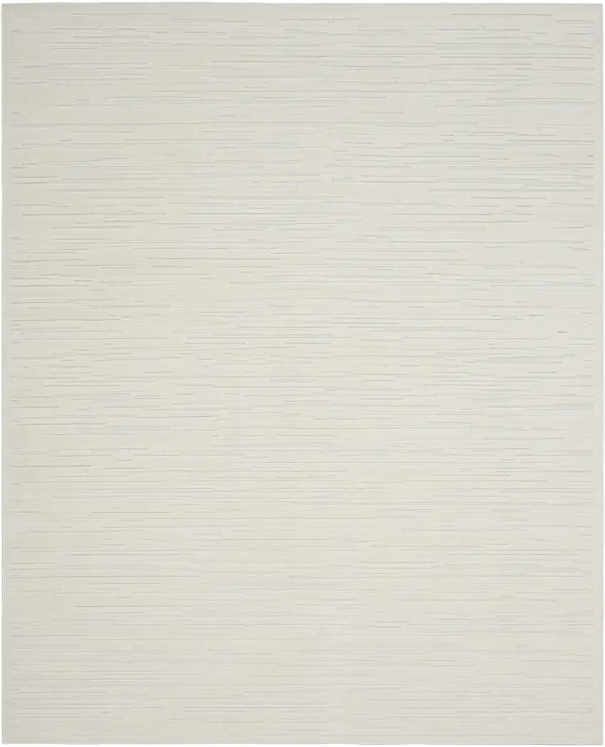 Ivory Geometric Area Rug Photo 1