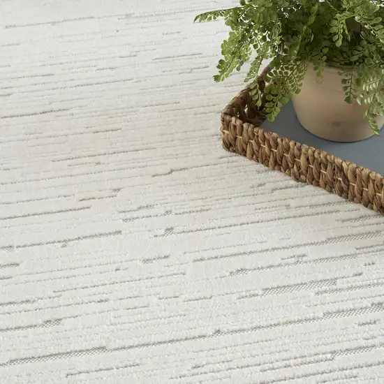 Ivory Geometric Area Rug Photo 4