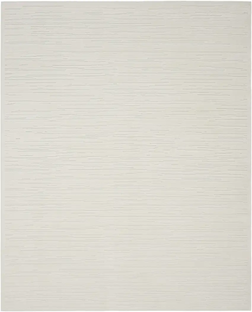 Ivory Geometric Area Rug Photo 5
