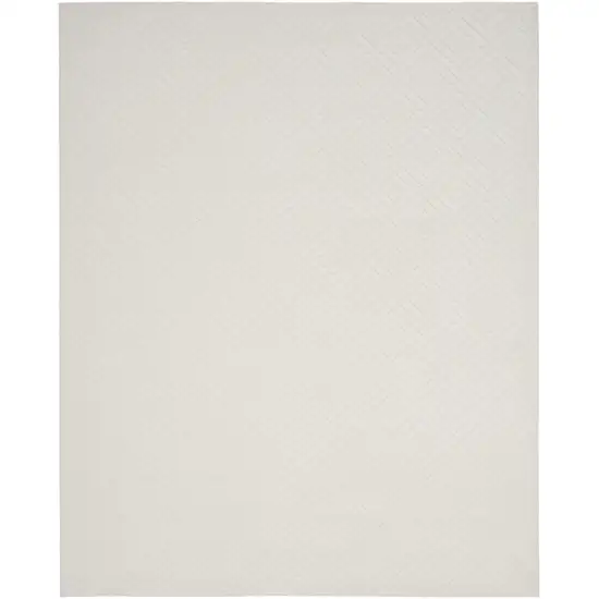 Ivory Geometric Area Rug Photo 8