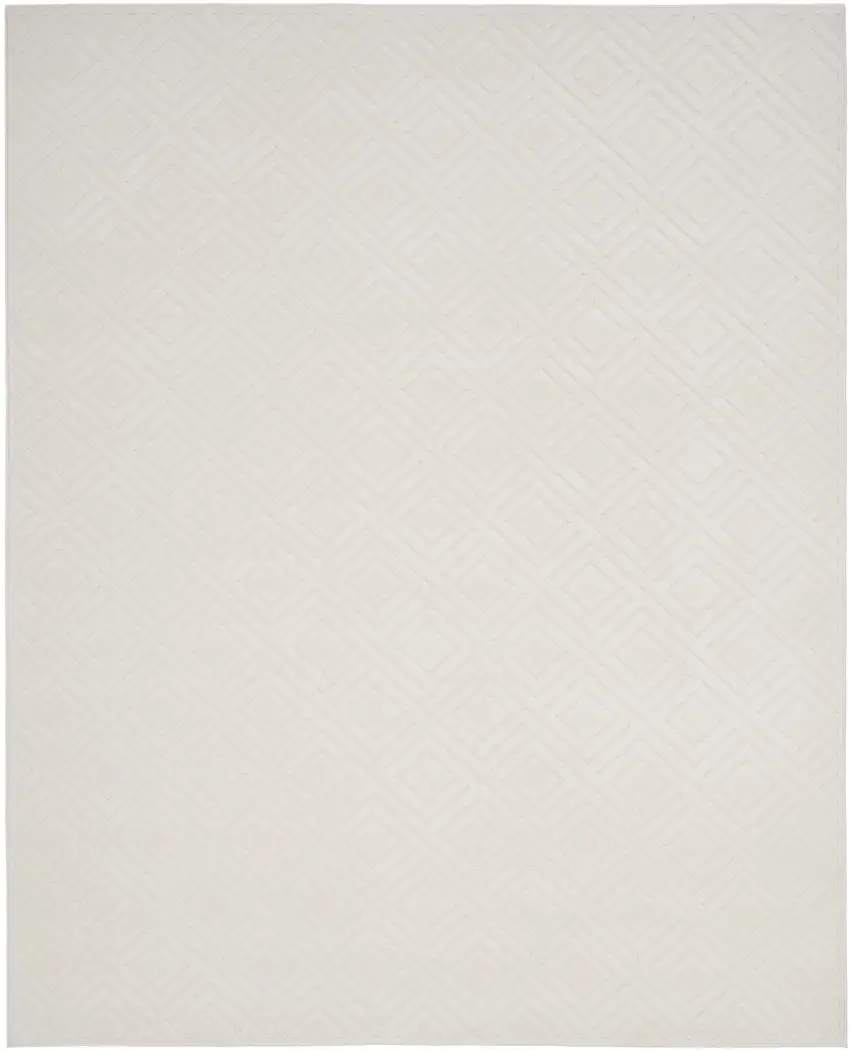 Ivory Geometric Area Rug Photo 2