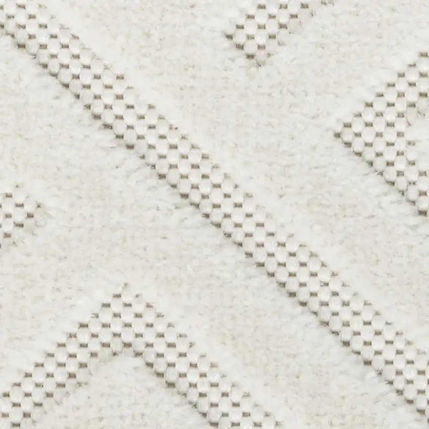 Ivory Geometric Area Rug Photo 4