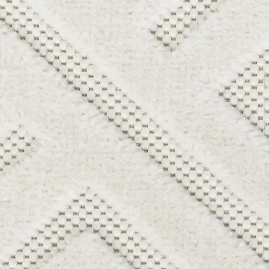 Ivory Geometric Area Rug Photo 3