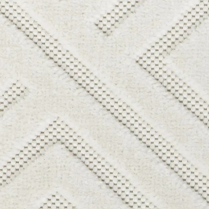 Ivory Geometric Area Rug Photo 5