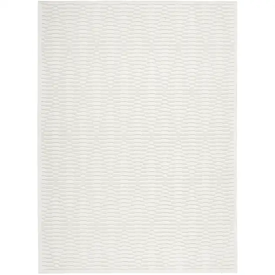 Ivory Geometric Area Rug Photo 5