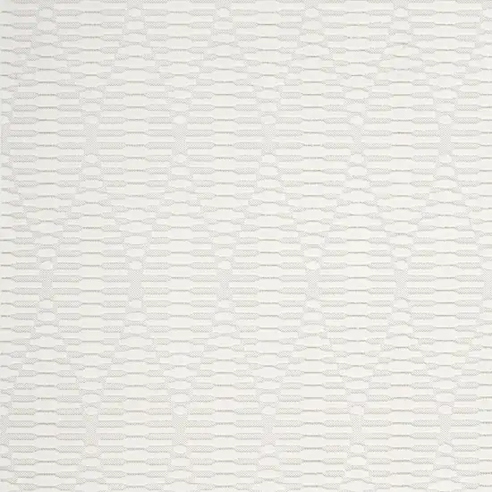 Ivory Geometric Area Rug Photo 3