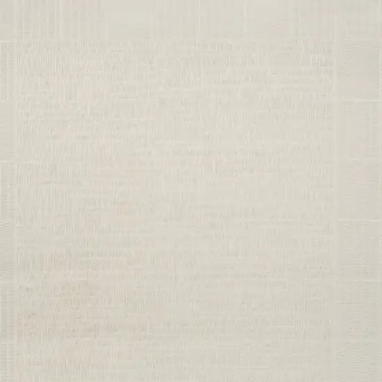 Ivory Geometric Power Loom Area Rug Photo 7