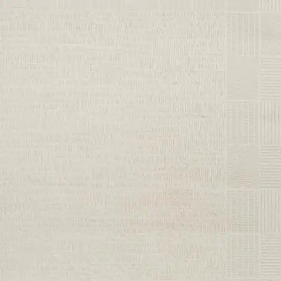 Ivory Geometric Power Loom Area Rug Photo 3
