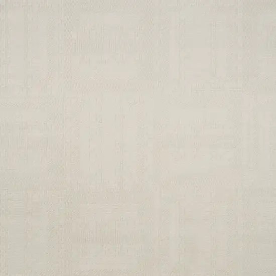 Ivory Geometric Power Loom Area Rug Photo 7