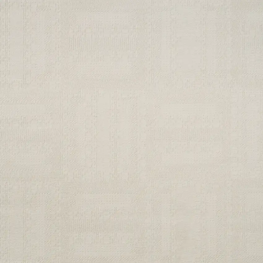 Ivory Geometric Power Loom Area Rug Photo 7