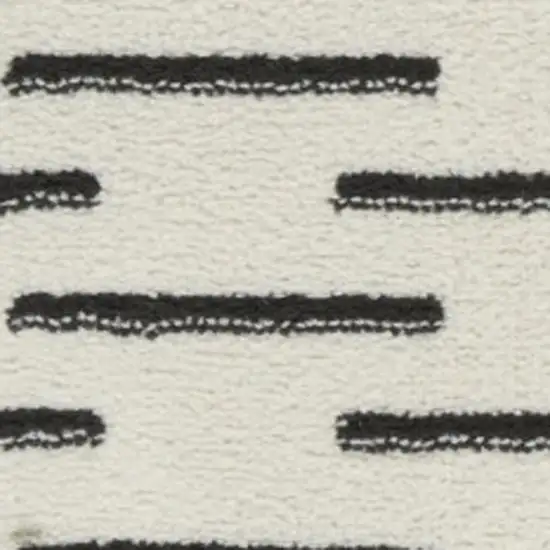 Ivory Geometric Power Loom Area Rug Photo 2