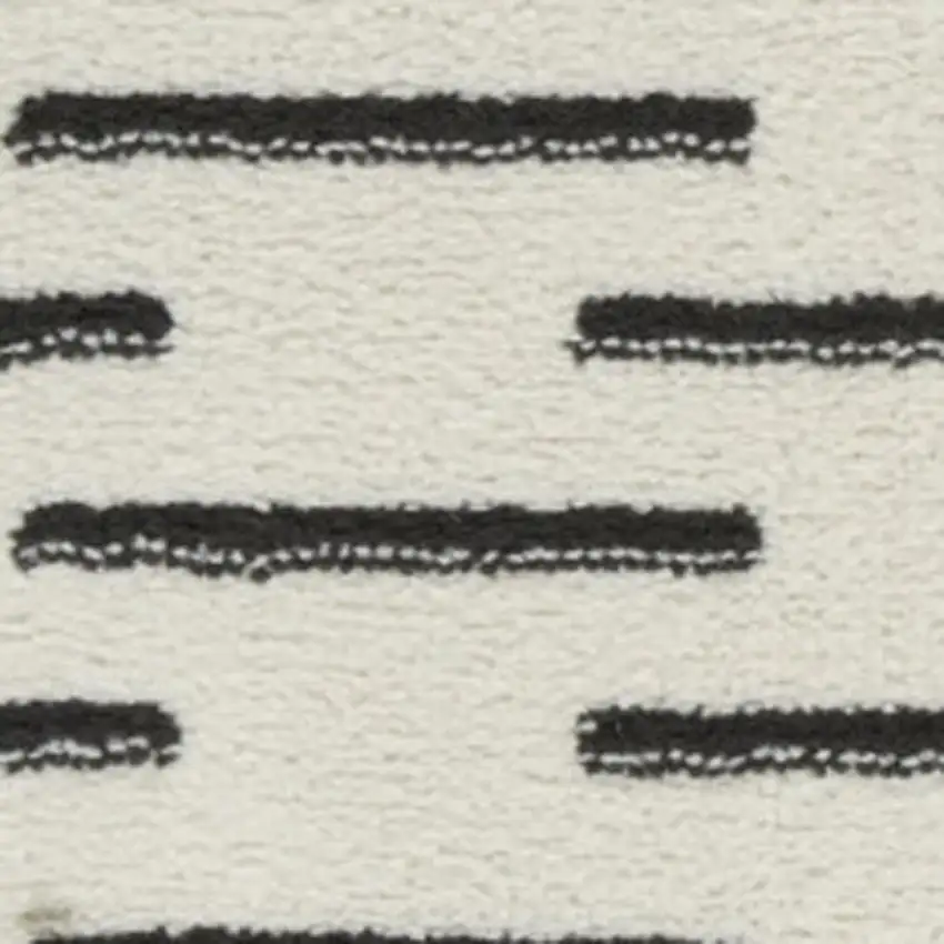 Ivory Geometric Power Loom Area Rug Photo 2