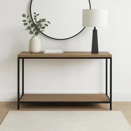 Ivory Geometric Power Loom Area Rug Photo 1