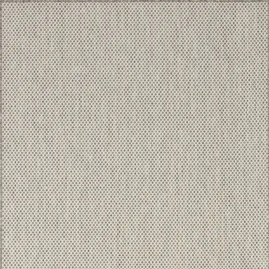Ivory Geometric Power Loom Area Rug Photo 7